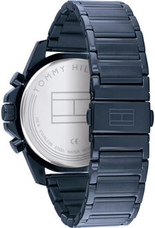 Tommy Hilfiger Mason 1791789 Horloge - RVS - Blauw - Ø 45 mm