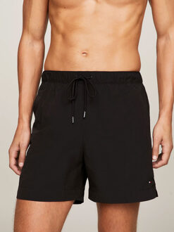 Tommy Hilfiger Medium Drawstring Zwemshort Heren zwart