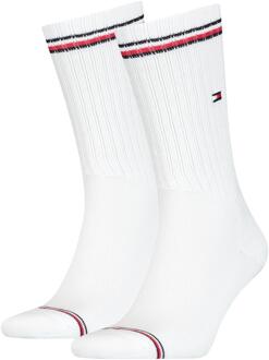 Tommy Hilfiger Men Iconic Sock White 2-Pack-47/49 Wit - 47/49