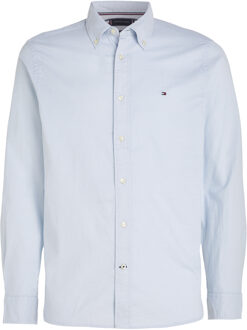 Tommy Hilfiger Menswear casual overhemd met lange mouwen Blauw - XXL