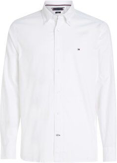 Tommy Hilfiger Menswear casual overhemd met lange mouwen Grijs - XL