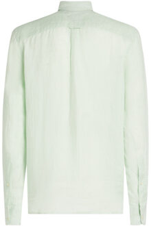 Tommy Hilfiger Menswear casual overhemd met lange mouwen Groen