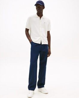 Tommy Hilfiger Menswear casual shirt korte mouw Beige