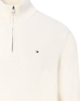 Tommy Hilfiger Menswear pullover half zip Beige