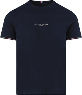 Tommy Hilfiger Menswear t-shirt met korte mouwen Grijs