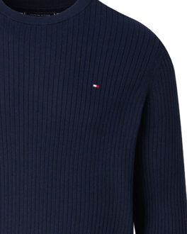 Tommy Hilfiger Menswear trui ronde hals Blauw