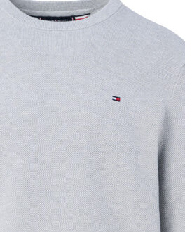 Tommy Hilfiger Menswear trui ronde hals Grijs - XXL