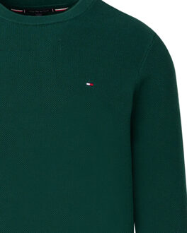Tommy Hilfiger Menswear trui ronde hals Groen - XXL