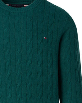 Tommy Hilfiger Menswear trui ronde hals - maat XL Groen