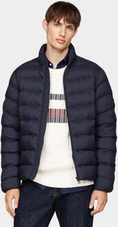 Tommy Hilfiger Mid Weight Jas Navy Donkerblauw - L,M,XL,XXL