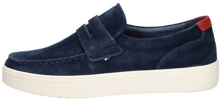 Tommy Hilfiger Modern Light Hybrid Suede Loafer Blauw - 45