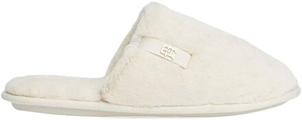 Tommy Hilfiger Monogram Faux Fur Pantoffels Dames - 37/38