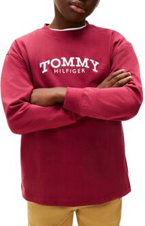 Tommy Hilfiger Monotype Print Longsleeve Shirt Junior - 164