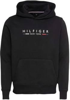 Tommy Hilfiger New York Hoodie Heren zwart - L