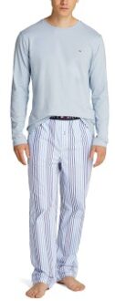 Tommy Hilfiger Original Long Sleeve Pyjama Set Blauw - Medium,XX-Large