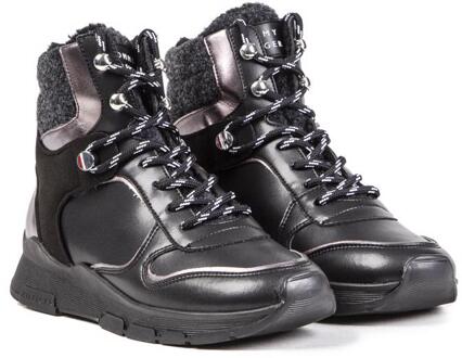 Tommy Hilfiger Outdoor Bootie-sneakers Zwart