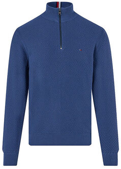 Tommy Hilfiger Oval Structure Sweater Heren paars - M