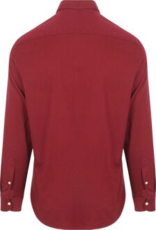 Tommy Hilfiger Overhemd Brushed Bordeaux - M