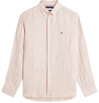 Tommy Hilfiger Overhemd lange mouw mw0mw42400 Taupe
