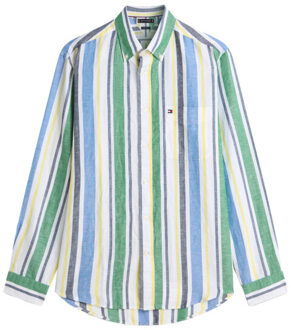 Tommy Hilfiger Overhemd lange mouw mw0mw42454 - maat L Groen