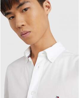 Tommy Hilfiger Overhemden Core Flex Poplin Wit