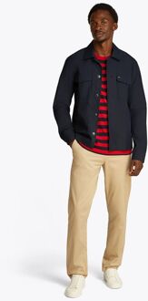 Tommy Hilfiger Overshirt Navy Donkerblauw