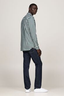 Tommy Hilfiger Oxford Overhemd Ruit Groen - L