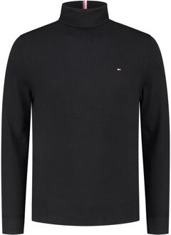 Tommy Hilfiger Pima Cotton Cashmere Coltrui Heren zwart - L