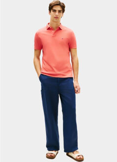 Tommy Hilfiger Polo korte mouw 1985 regular polo mw0mw17770/xks - maat XL Rood