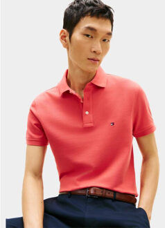 Tommy Hilfiger Polo korte mouw 1985 slim polo mw0mw17771/xks - maat L Rood