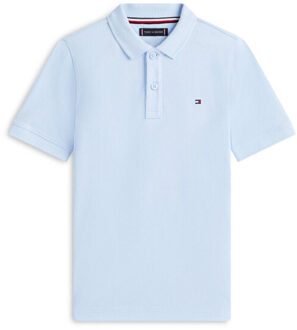 Tommy Hilfiger Polo lange mouw kb0kb09103 - maat 164 Lichtblauw