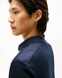 Tommy Hilfiger Polo lange mouw mw0mw42078 Lichtblauw - XL