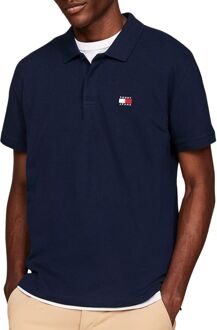 Tommy Hilfiger Polo Shirt Korte Mouwen Blauw Tommy Hilfiger , Blue , Heren - Xl,M,S