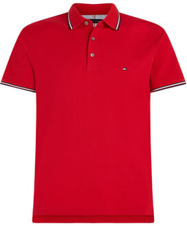Tommy Hilfiger Polo SS Rwb Tipped Slim Polo Rood - L