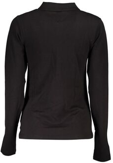 Tommy Hilfiger Polohemd met Lange Mouwen Classic Fit Zwart - S