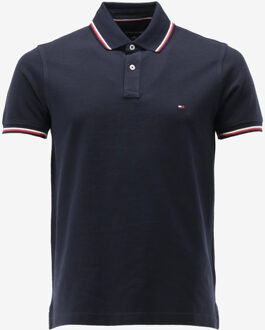 Tommy Hilfiger Poloshirt CORE TOMMY TIPP donker blauw - L;M