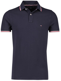 Tommy Hilfiger Poloshirt - Mannen - navy/rood/wit