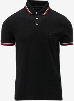 Tommy Hilfiger Poloshirt TIPPED SLIM FIT POLO zwart - L;S;XL;XXL