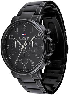 Tommy Hilfiger Polshorloge Staal Zwart 44