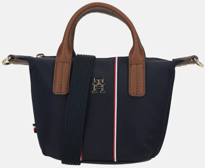 Tommy Hilfiger Popette micro tote handtas space blue corp Donkerblauw - No Size