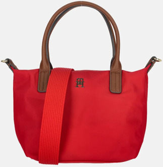 Tommy Hilfiger Popette tote handtas mini primary red Rood
