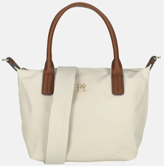 Tommy Hilfiger Popette tote handtas mini soft cream Ecru