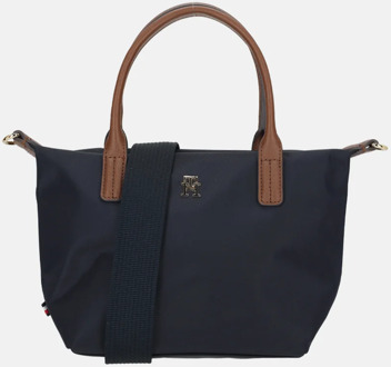 Tommy Hilfiger Popette tote handtas mini space blue Donkerblauw