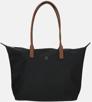 Tommy Hilfiger Popette tote shopper black Zwart