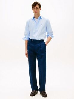 Tommy Hilfiger Poplin Overhemd Flex Lichtblauw - 3XL,S,XL,XXL