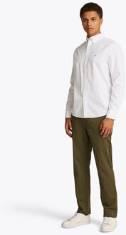Tommy Hilfiger Poplin Overhemd Flex Wit - 3XL,L,M,S,XL,XXL
