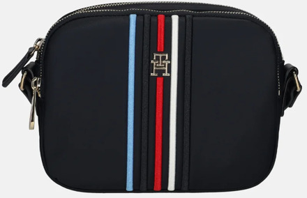 Tommy Hilfiger Poppy crossbody tas Space blue Blauw