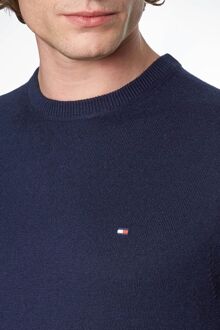 Tommy Hilfiger Pullover Cotton Kashmir Navy Donkerblauw - L,M,S,XXL