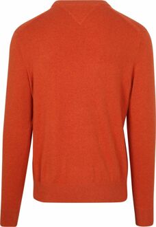 Tommy Hilfiger Pullover Cotton Kashmir Oranje - M,XL