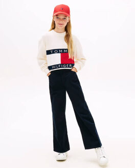Tommy Hilfiger Pullover kg0kg08922 - maat 152 Ecru